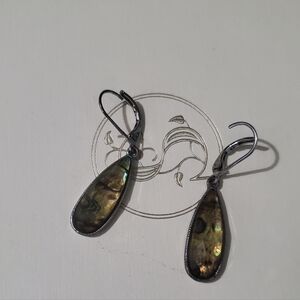 Abalone Drop Earrings